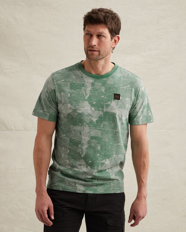 T-shirt in jersey with allover print – Weeping Willow – T-shirts | PME LEGEND