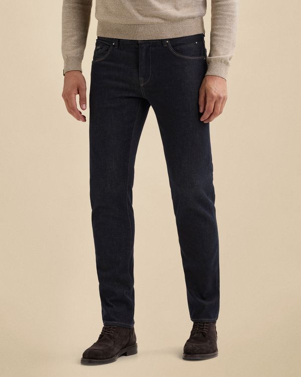 V850 slim fit jeans – Black Indigo – Heren slim fit jeans | VANGUARD