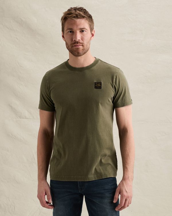 T-shirt avec teint en pièce et label – Weeping Willow – T-shirts | PME LEGEND