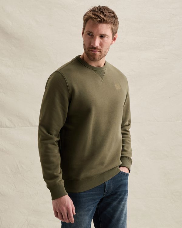Sweatshirt with raglan sleeves and flight pocket – Weeping Willow – Sweatshirts | PME LEGEND
