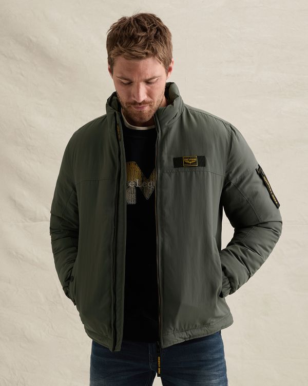 Skycom jacket – Grey Comfort Denim – Winter jackets | PME LEGEND