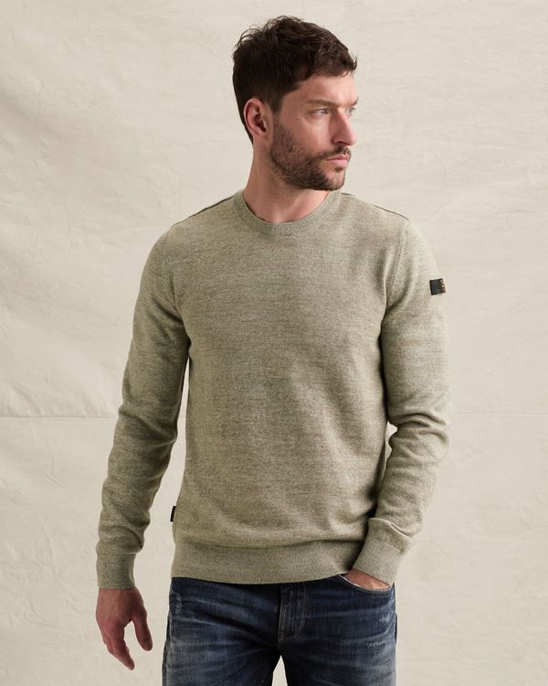 Pullover aus Baumwollmischung mit Rundhalsausschnitt – Weeping Willow – Pullover | PME LEGEND