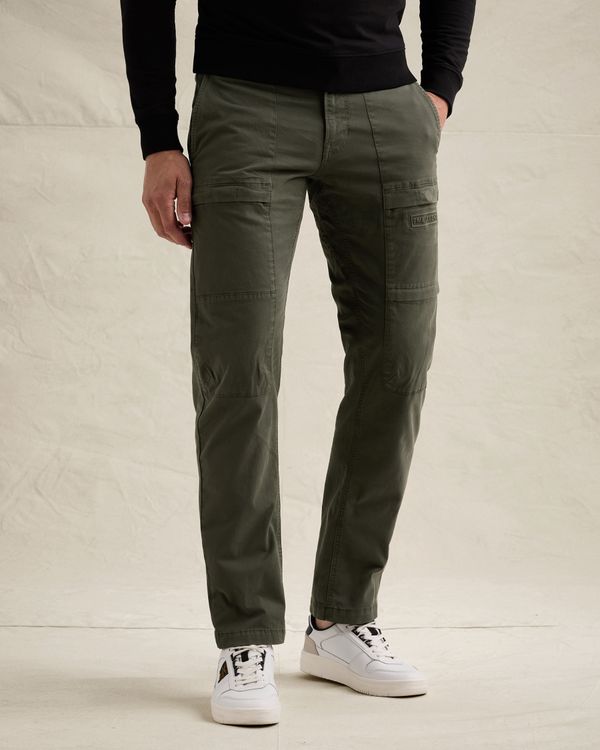 Yetliner hybrid relaxed fit worker pants – Weeping Willow – Broeken & shorts | PME LEGEND