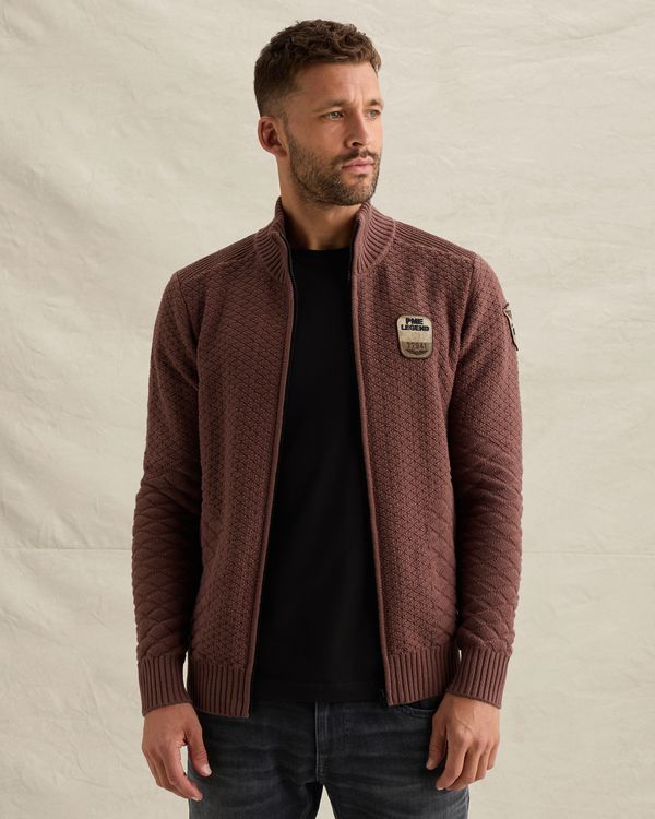 Vest met ritssluiting – Brown – Vesten | PME LEGEND