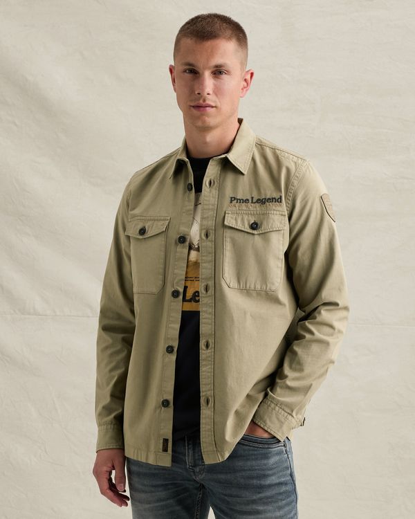 Overshirt with back print – Weeping Willow – Casual shirts | PME LEGEND