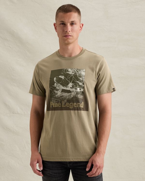T-shirt en jersey 100 % coton avec motif – Weeping Willow – T-shirts | PME LEGEND