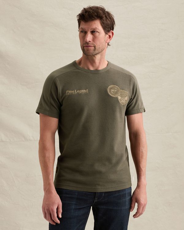 T-shirt en piqué avec motifs – Weeping Willow – T-shirts | PME LEGEND
