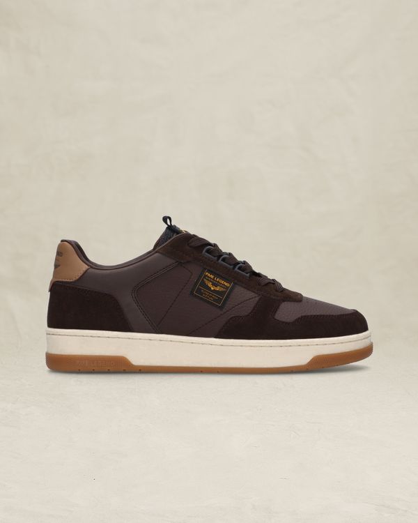 Porter Sneaker aus Leder und Wildleder – Brown – Sneakers | PME LEGEND