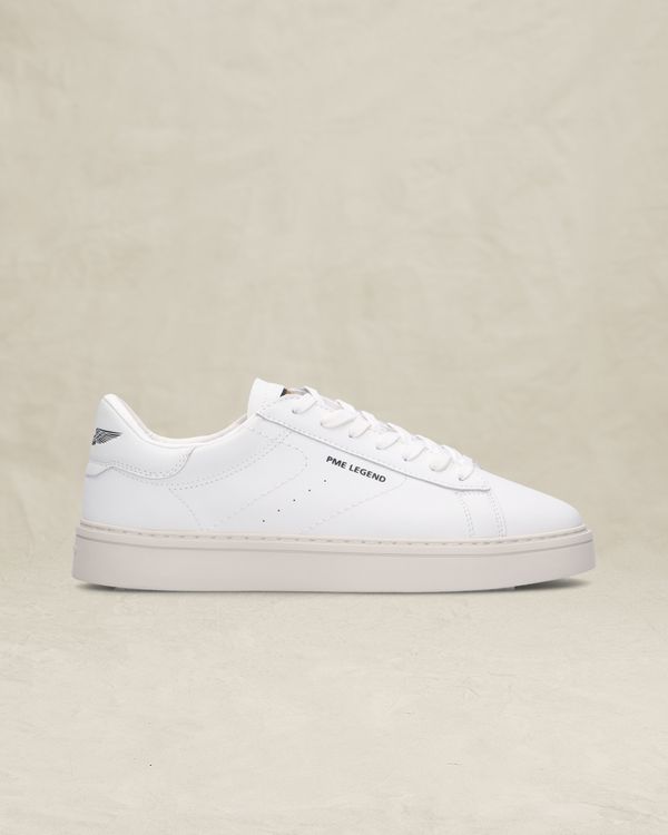 Sneakers Rivet en cuir – Snow White – Sneakers | PME LEGEND