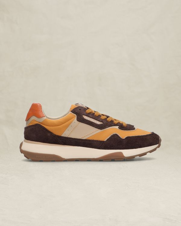 Latch sneaker in suede and nylon – Brown – Sneakers | PME LEGEND