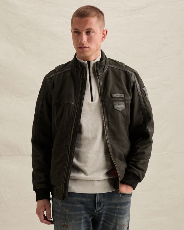 Air Bridge leather jacket – Moonless Night – Leather jackets | PME LEGEND