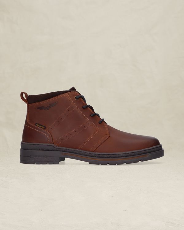 Tarmac boot in oiled leather – Brown – Boots | PME LEGEND