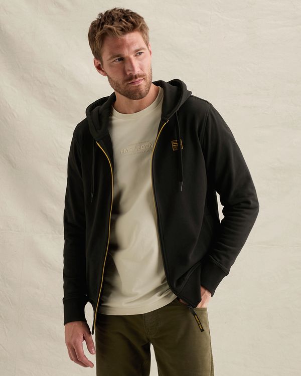 Zip-up-Hoodie mit Seitentaschen – Moonless Night – Hemdjacken | PME LEGEND