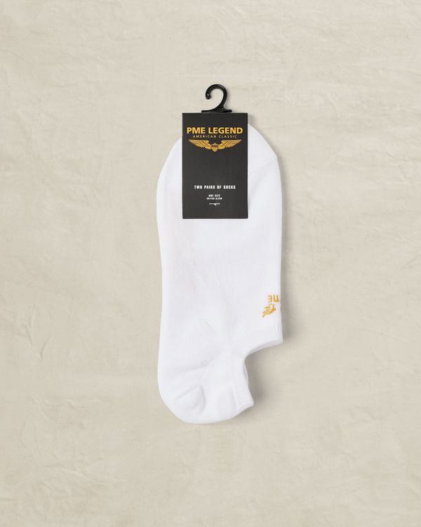 2-pack sneaker socks – Snow White – Socks | PME LEGEND
