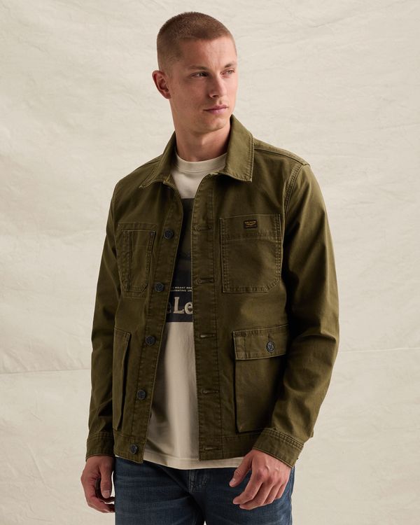 Worker jacket with multiple pockets – Weeping Willow – Jackets | PME LEGEND
