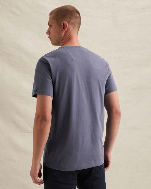 American Classic T-shirt in cotton with stretch – Black Indigo – T-shirts | PME LEGEND