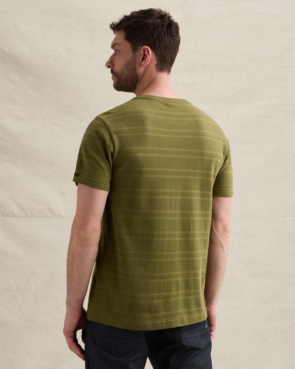 T-shirt à rayures avec structure gaufrée – Weeping Willow – T-shirts | PME LEGEND
