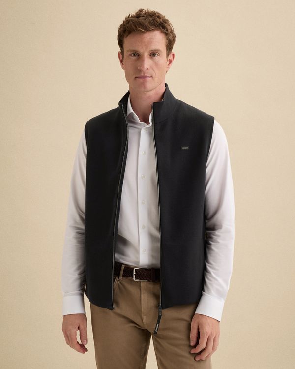 Omkeerbaar vest zonder mouwen – Black Indigo – Heren vesten | VANGUARD