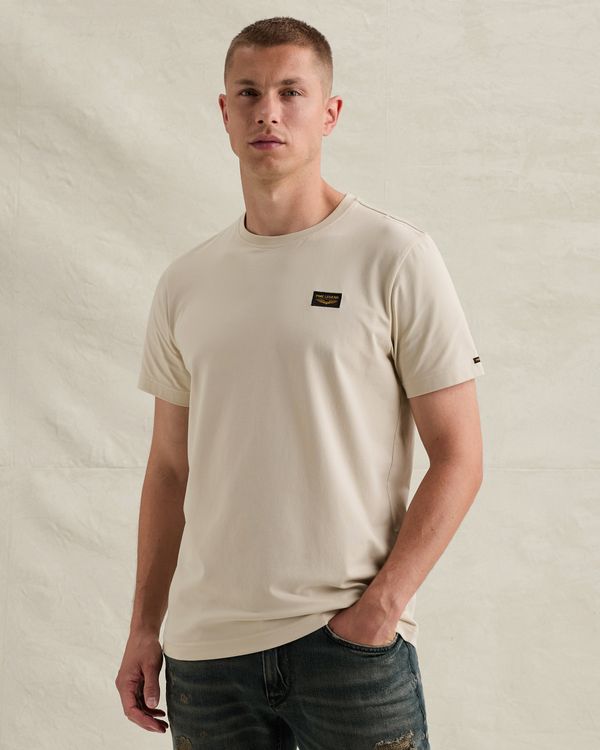 American Classic T-shirt in cotton with stretch – Castle Wall – T-shirts | PME LEGEND