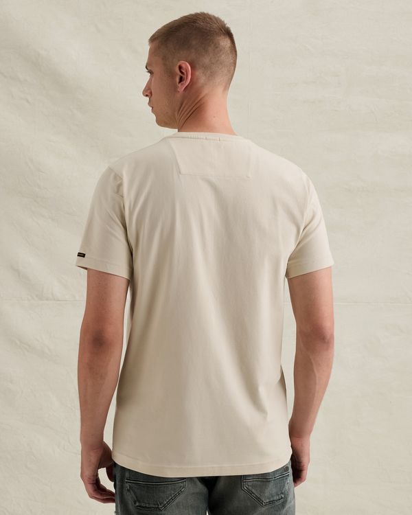American Classic T-shirt van katoen met stretch – Castle Wall – Heren t-shirts | PME LEGEND