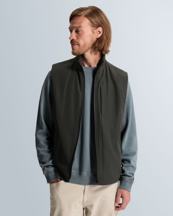 Lightweight bodywarmer – Grey Comfort Denim – Heren bodywarmers | CAST IRON