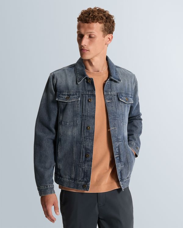 Trucker denim jacket – Black Indigo – Heren jassen | CAST IRON