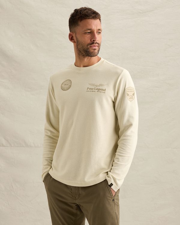 T-shirt with long sleeves and artwork – Castle Wall – T-shirts | PME LEGEND