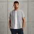 Shirt with short sleeves – Grey Comfort Denim – Casual shirts | CAST IRON