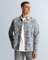 Shirt jacket met jacquardpatroon – Grey Comfort Denim – Shirt jackets | CAST IRON