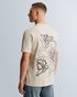 T-shirt van jersey met artwork op de rug – Grey Comfort Denim – T-shirts | CAST IRON