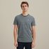 T-shirt with stripe pattern – Grey Comfort Denim – T-shirts | VANGUARD