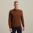 Pullover mit Mockneck-Kragen – Brown – Knitwear | VANGUARD