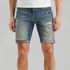 Cuda shorts met destroy en repair marks – Black Indigo – Shorts | CAST IRON