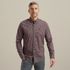 Overhemd van katoen met stretch – Brown – Smart casual overhemden | VANGUARD