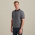 Polo met gebreid ruitpatroon – Black Indigo – Polo's | VANGUARD