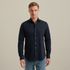 Overhemd van pique jersey – Black Indigo – Smart casual overhemden | VANGUARD
