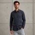 Overhemd van twill jersey – Black Indigo – Smart casual overhemden | CAST IRON