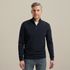 Trui met halve rits – Black Indigo – Truien | VANGUARD