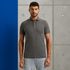 Polo van katoen met stretch – Grey Comfort Denim – Polo's | CAST IRON