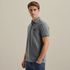 Polo van piqué met stretch – Grey Comfort Denim – Polo's | VANGUARD