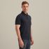 Polo met herringbone structuur – Black Indigo – Polo's | VANGUARD