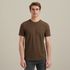 T-shirt with badge – Brown – T-shirts & polo shirts | VANGUARD