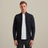 Cardigan with zipper closure – Black Indigo – Knitwear | VANGUARD