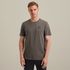 T-shirt met badge – Grey Comfort Denim – T-shirts | VANGUARD