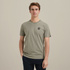 T-shirt with badge – Grey Comfort Denim – T-shirts & polo shirts | VANGUARD
