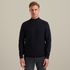 Mock neck pullover – Black Indigo – Knitwear | VANGUARD