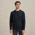 Pullover with texture – Black Indigo – Knitwear | VANGUARD