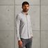 Overhemd van twill jersey – Black Indigo – Smart casual overhemden | CAST IRON