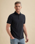 Polo en mélange de piqué – Black Indigo – Polos | VANGUARD