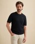 T-shirt in cotton/modal with texture – Black Indigo – T-shirts | VANGUARD